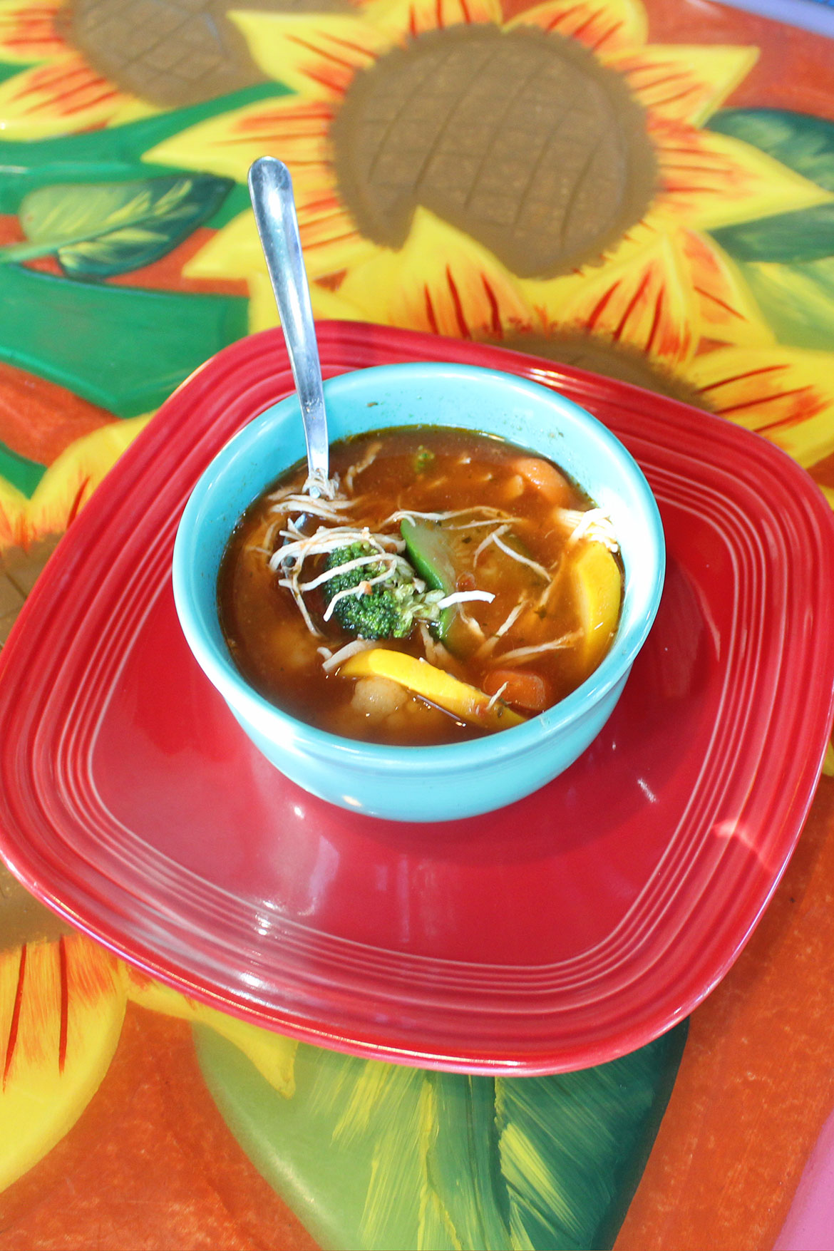 Freshly Made Mexican Vegetable Soup