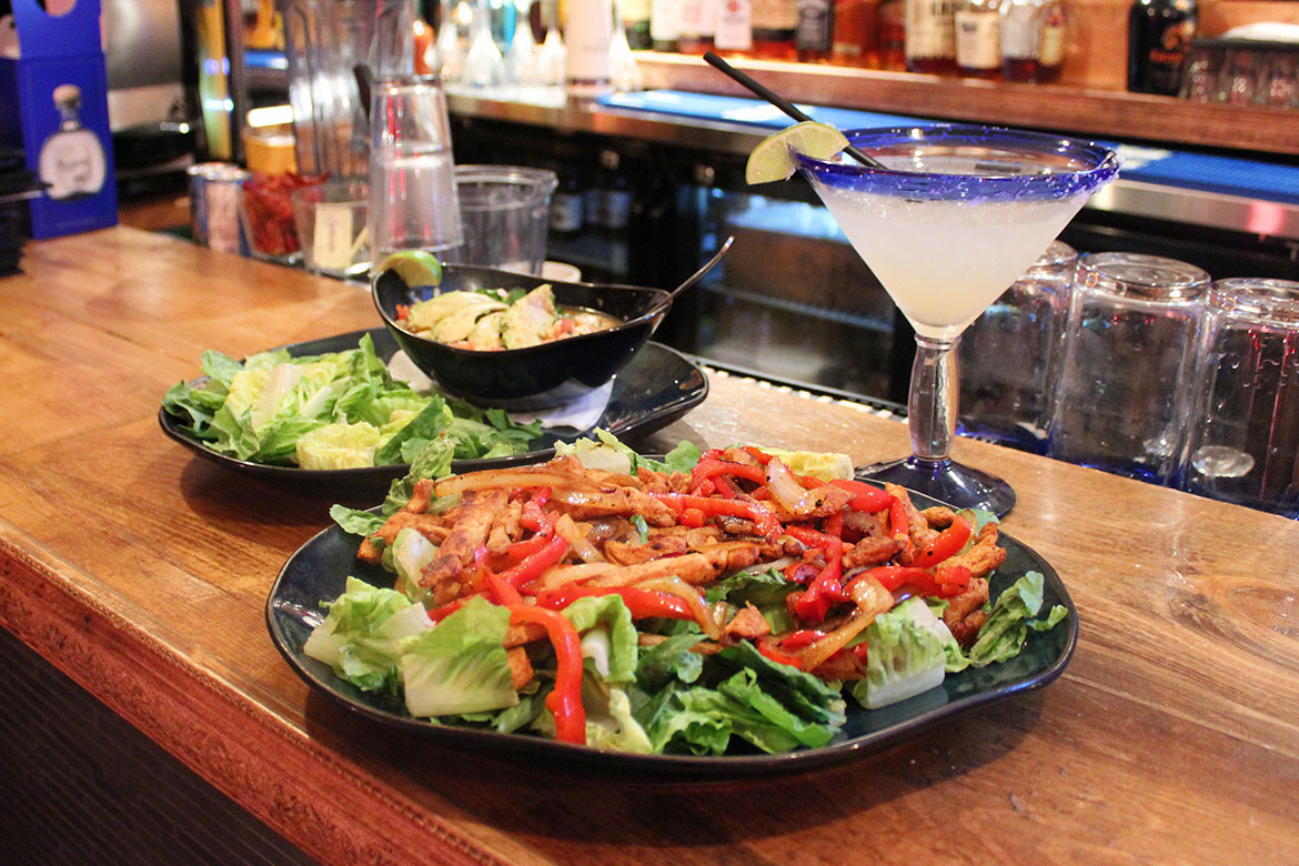 Sizzling Red Pepper Chicken Fajita with Ceviche