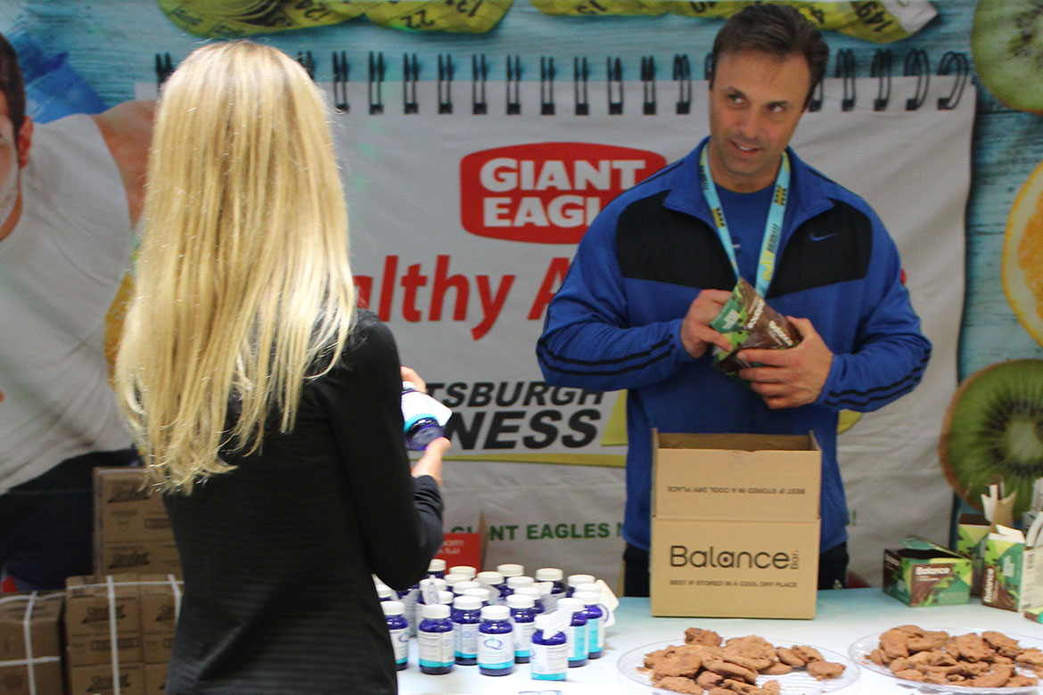 Learning about Nutritional Supplements at a Fitness Expo